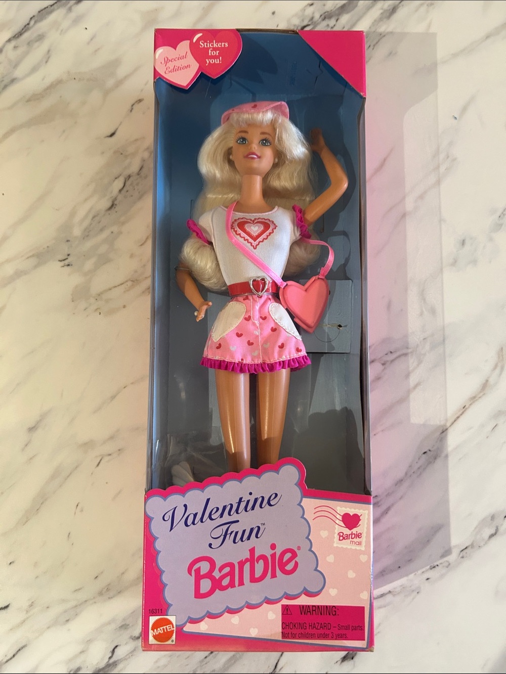 Barbie Pink Heart Valentine Fun Fashion Doll